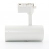 FOCO LED DE ALUMINIO PARA CARRIL 30W Luz CCT