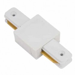 CONECTOR EN LINEA PARA CARRIL COLOR BLANCO