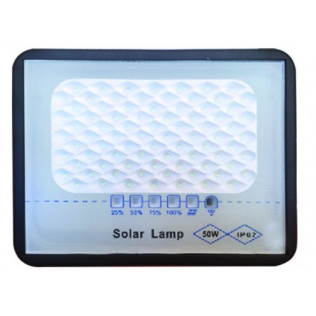 Reflector Solar LED 50W con mando a distancia