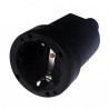 Enchufe Hembra Color Negro