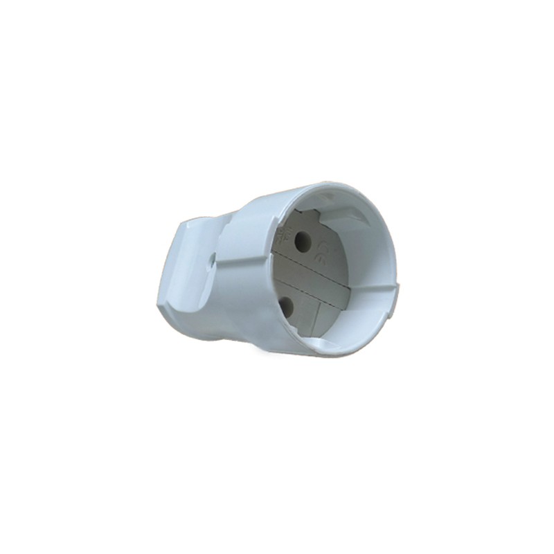 Enchufe Hembra Color Blanco