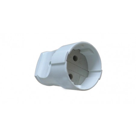 Enchufe Hembra Color Blanco