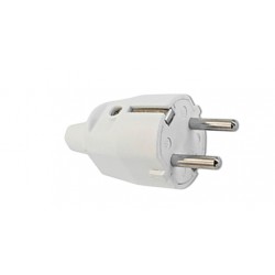 Enchufe Macho Color Blanco