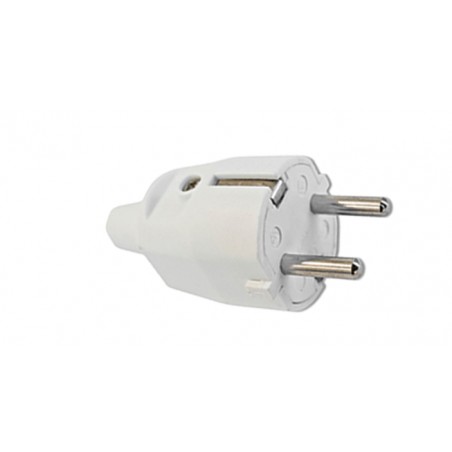 Enchufe Macho Color Blanco