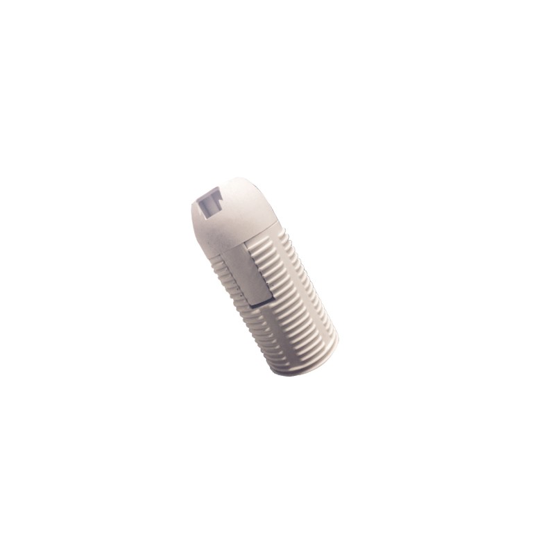Portalámpara E-14 Termo plástico Todo Rosca Color Blanco