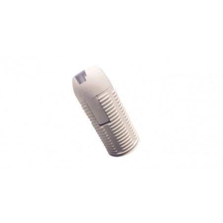 Portalámpara E-14 Termo plástico Todo Rosca Color Blanco
