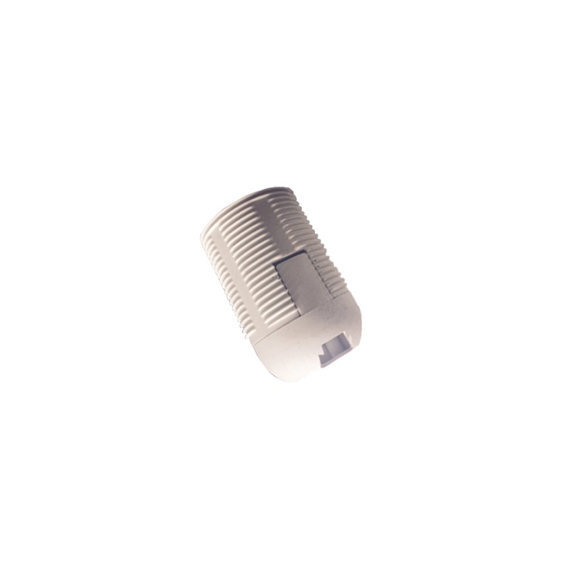 Portalámpara E-27 Termo plástico Todo Rosca Color Blanco