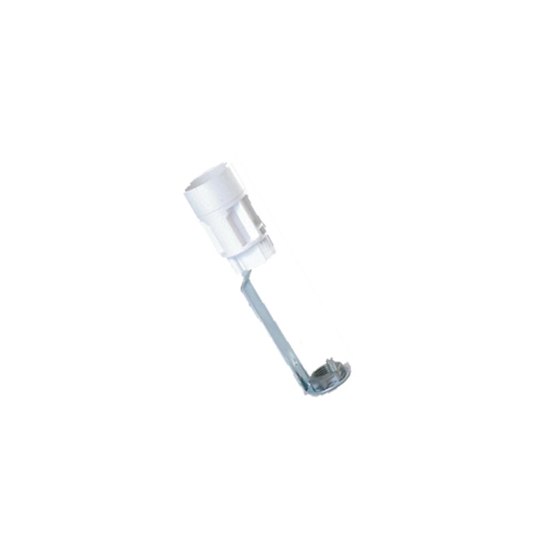 Portalámpara E-14 Vela con paletilla para funda avellana