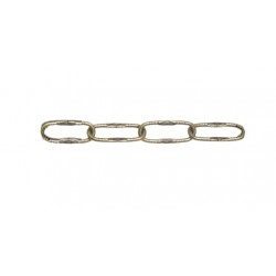 Cadena Labrada 4 mm Decoración Cuero Satinado
