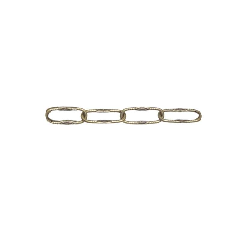 Cadena Labrada 4 mm Decoración Cuero Satinado