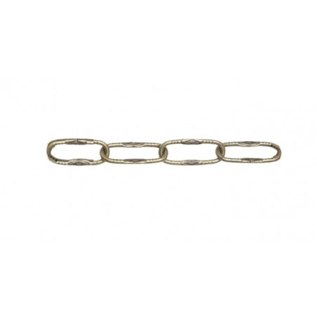 Cadena Labrada 4 mm Decoración Cuero Satinado