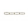 Cadena Labrada 4 mm Decoración Cuero Satinado