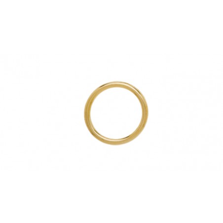 Anilla oval dorada