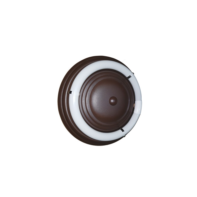 Plafón Circular chapa Varios Colores para tubos 40W
