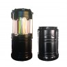 Linterna Camping LED COB 6500K – Luz Regulable y Función de Apertura-Cierre, 3 Pilas AA