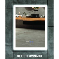 ESPEJO RECTANGULAR VERTICAL 60 x 80 RETROILUMINADO
