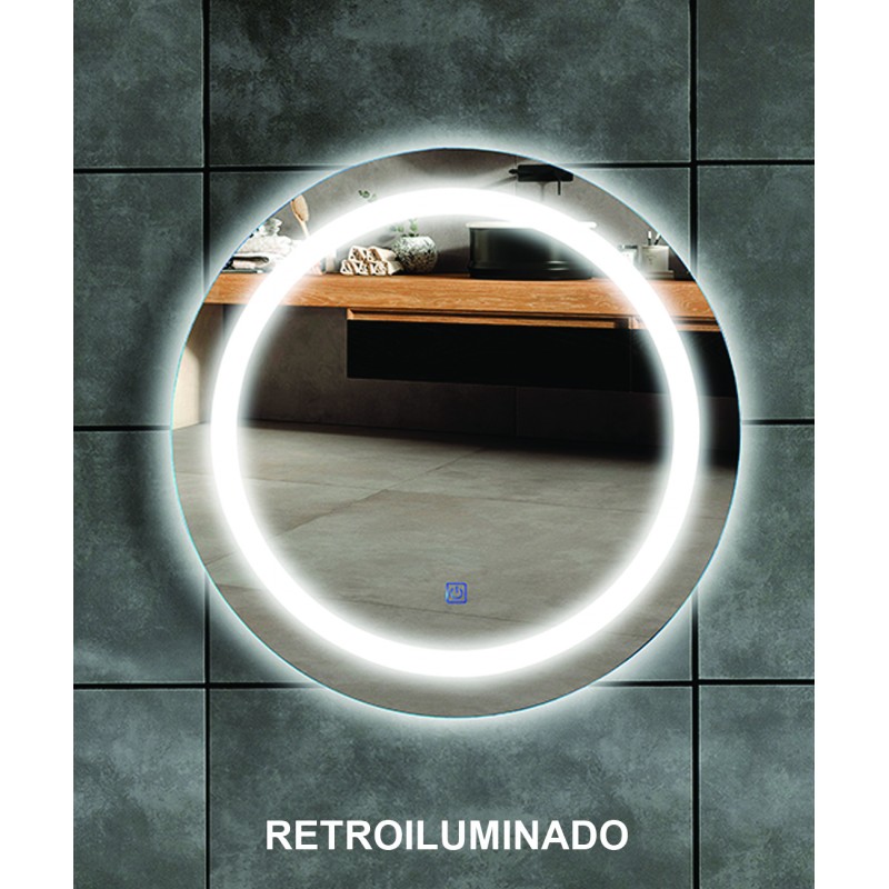 ESPEJO REDONDO 60 x 60 RETROILUMINADO