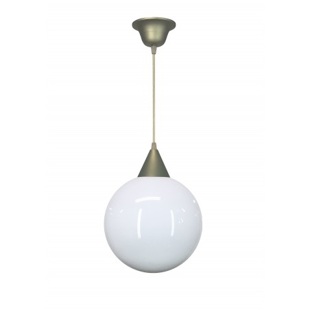 Colgante en Varios Colores con Tulipa Opal de 30 cm