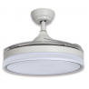 ventilador con aspas retractiles 72W color blanco