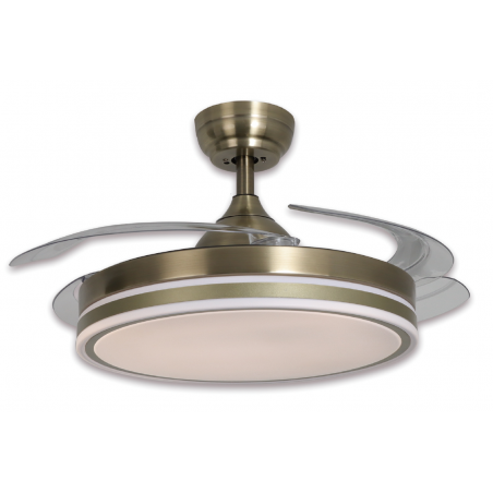 ventilador con aspas retractiles