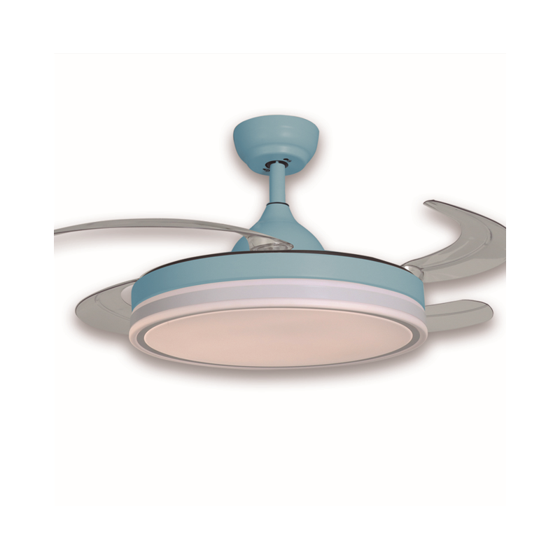 ventilador con aspas retractiles