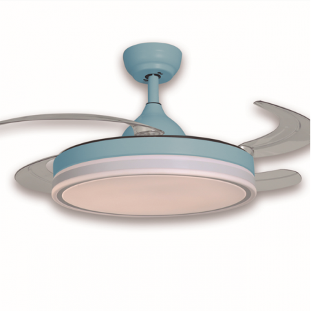 ventilador con aspas retractiles