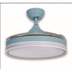 ventilador con aspas retractiles