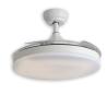 ventilador con aspas retractiles 72W color blanco