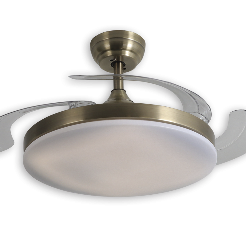 ventilador con aspas retractiles