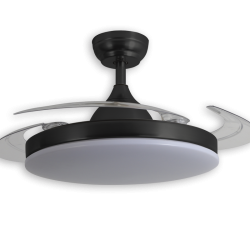 ventilador con aspas retractiles