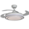 ventilador con aspas retractiles 72W color blanco