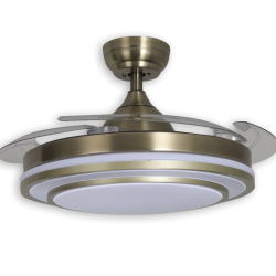 ventilador con aspas retractiles