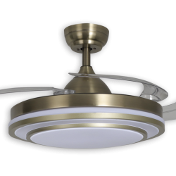 ventilador con aspas retractiles