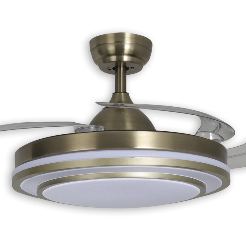 ventilador con aspas retractiles