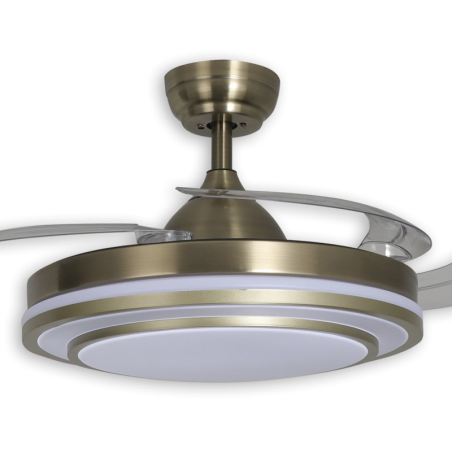 ventilador con aspas retractiles