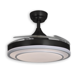 ventilador con aspas retractiles