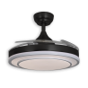 ventilador con aspas retractiles