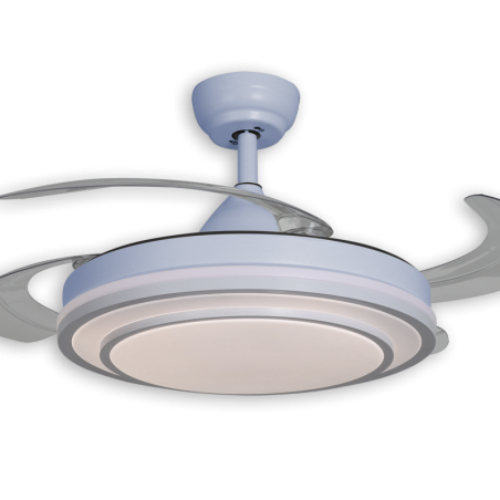 ventilador con aspas retractiles