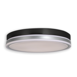 Plafón de techo 36W Color Negro Modelo Zeus