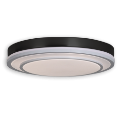 Plafón de techo 36W Color Negro Modelo Afrodita