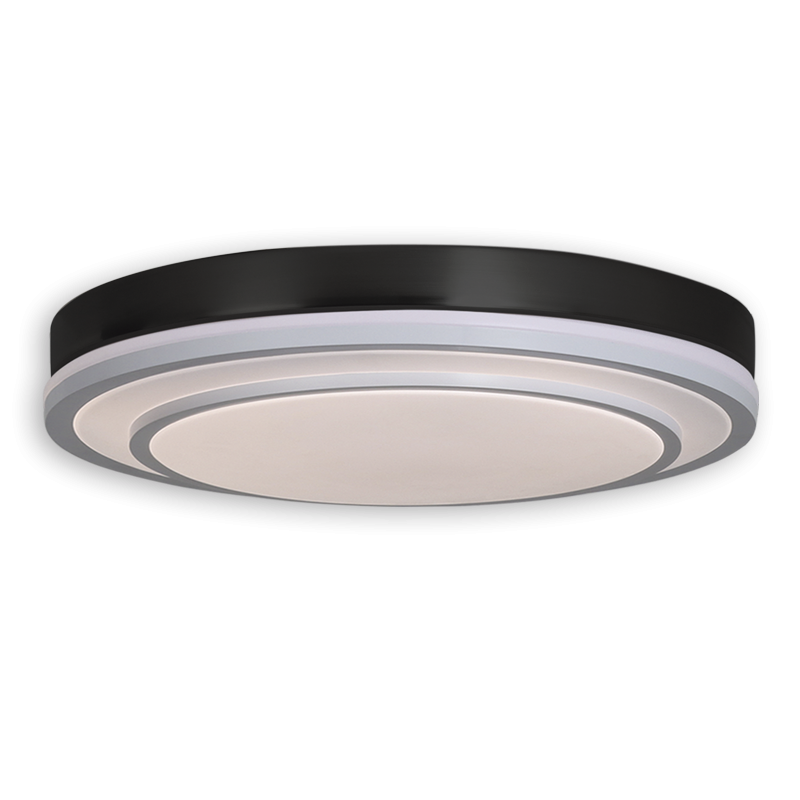 Plafón de techo 36W Color Negro Modelo Afrodita