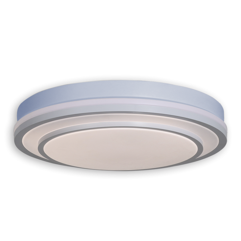 Plafón LED 36W, luz ajustable, memoria de color y fácil instalación.