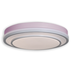 Plafón LED 36W, luz ajustable, memoria de color y fácil instalación.